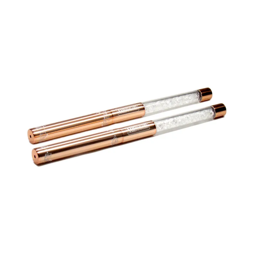 Strass Pinsel Rose Gold Deluxe Gr. 8 oval