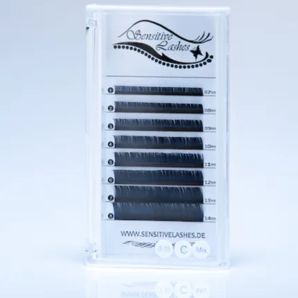Flat Lashes Elipsenförmig mixed Box C-Curl 0,15 mm
