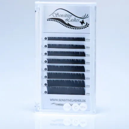 Flat Lashes Elipsenförmig C-Curl 0,20 Länge 0,07 mm