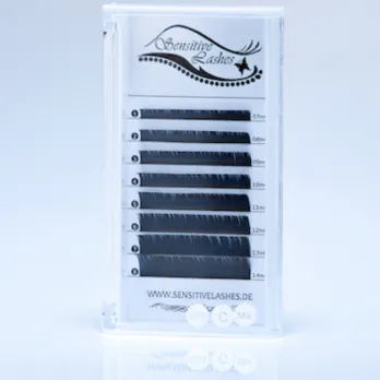 Flat Lashes Elipsenförmig C-Curl 0,20 Länge 0,08 mm