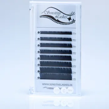 Flat Lashes Elipsenförmig D-Curl 0,20 Länge 0,14 mm