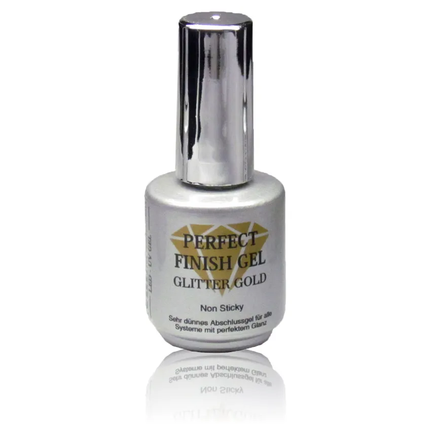 Perfect Finish Gel glitter gold