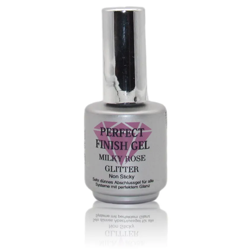Perfect Finish Gel milky rose glitter