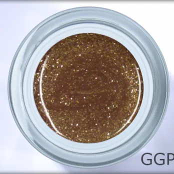 Gel LAC glitter cappuccino – intensiver Glitzer-Gellack