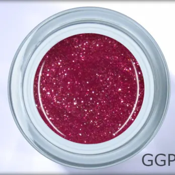 Gel LAC glitter myrte – Highlight Colour Gel mit Glitzereffekt
