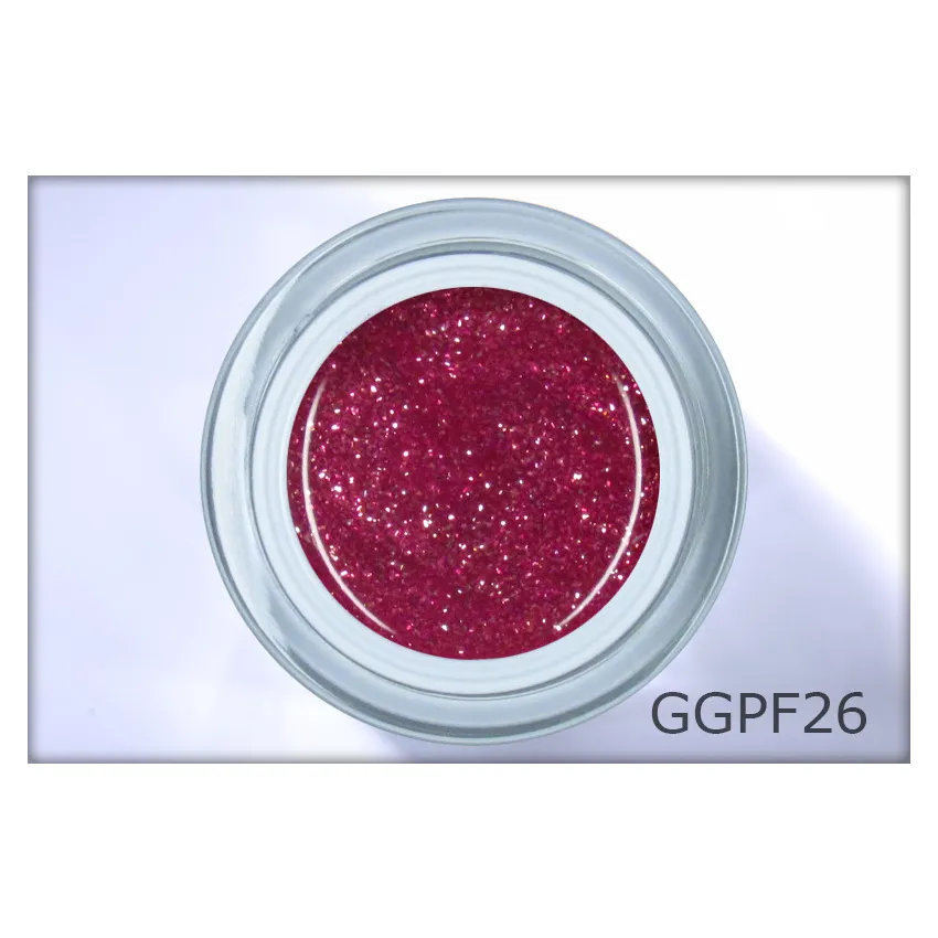 Gel LAC glitter myrte – Highlight Colour Gel mit Glitzereffekt