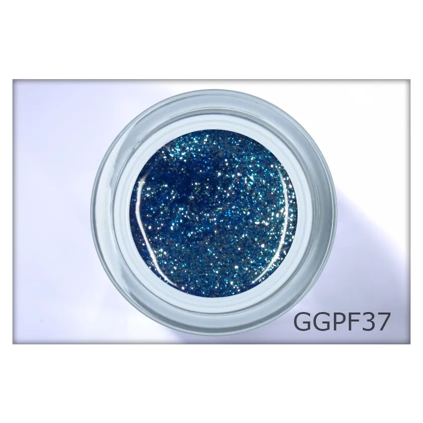 Gel LAC glitter deep blue – intensiver Glitzer-Gellack