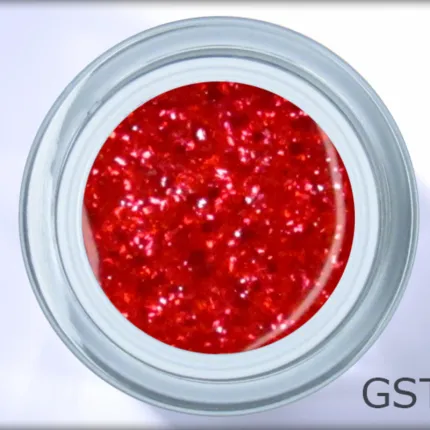 Stardust Gel extreme Sparkle red