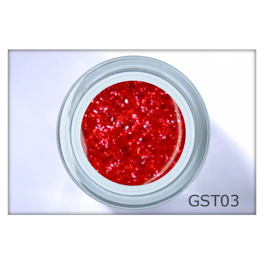 Stardust Gel extreme Sparkle red