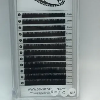 Matt Volume Lashes C-Curl 0,07 Länge 0,09 mm