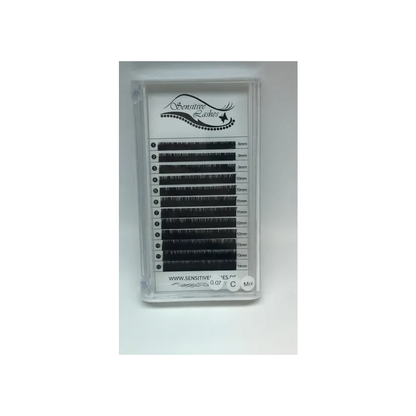 Matt Volume Lashes C-Curl 0,07 Länge 0,09 mm