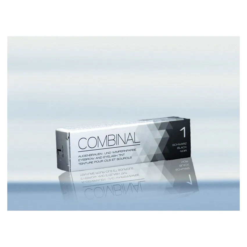 COMBIAL Augenbraunen und Wimpernfarbe schwarz