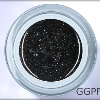 Gel LAC glitter black  #1