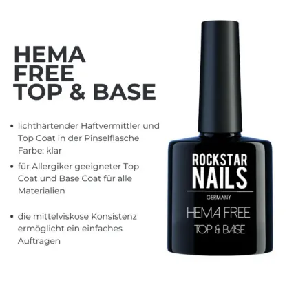 HEMA Freie Top & Base Coat - klar 91925