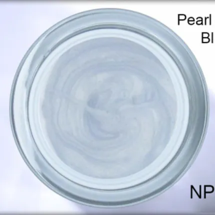 Nagellack NPW04 pearl shine blue (auf Pflanzenbasis)