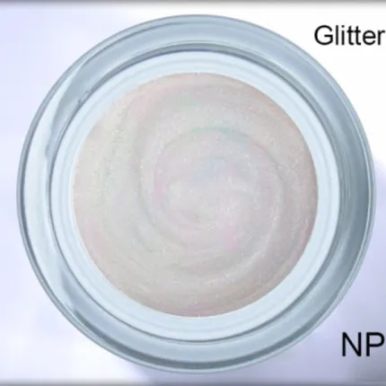 Nagellack NPW07 glitter white (auf Pflanzenbasis)