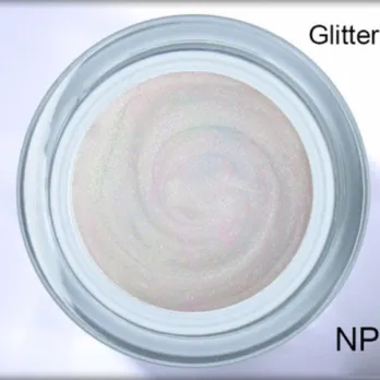 Nagellack NPW07 glitter white (auf Pflanzenbasis)