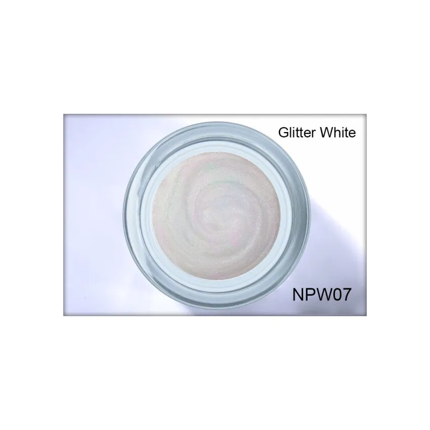Nagellack NPW07 glitter white (auf Pflanzenbasis)