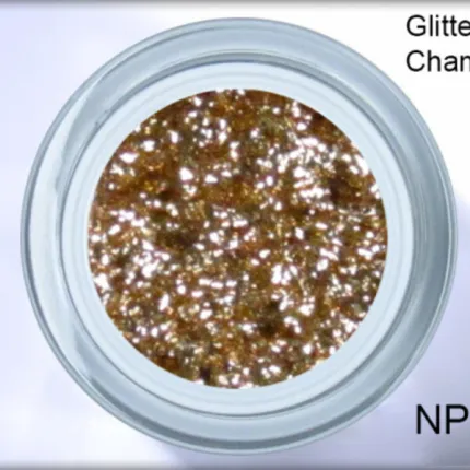 Nagellack NPW08 glitter champagne (auf Pflanzenbasis)