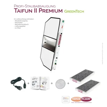 Staubabsaugung TAIFUN 2 Premium GreenTech