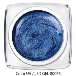 Color Gel glimmer denim blau 80075