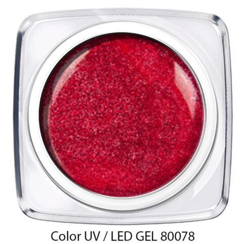 Color Gel glimmer rot 80078