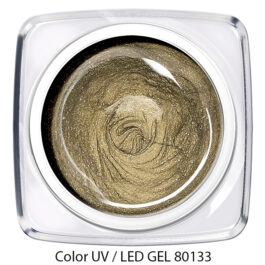 Color Gel glimmer silber gold 80133
