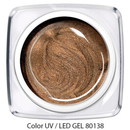 Color Gel glimmer gold braun 80138