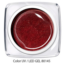 Color Gel glimmer kirsch rot 80145