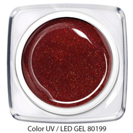 Color Gel - glimmer wein rot 80199