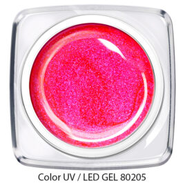 Color Gel – glitter neon pink 80205