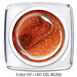 Color Gel - glitter orange 80206