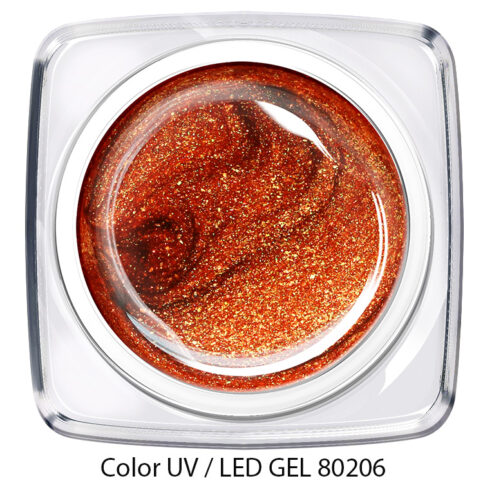 Color Gel - glitter orange 80206