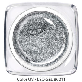 Color Gel – silber glitzer party 80211