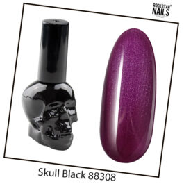 SKULL BLACK - Metallic Lila 88308
