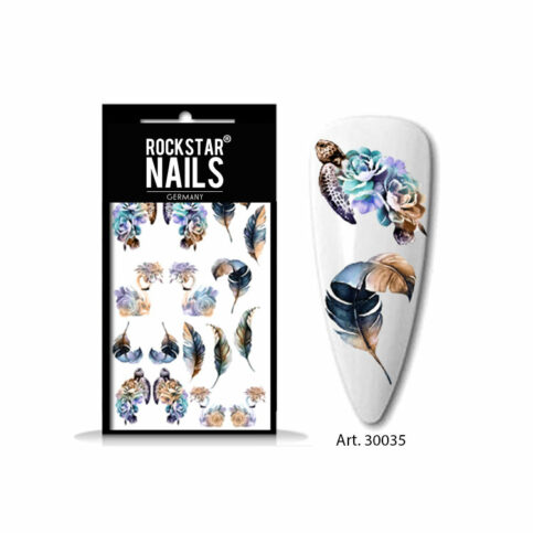 Nail Art Tattoo 30035