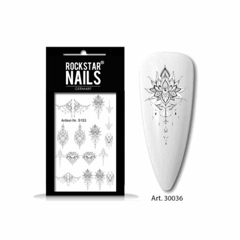 Nail Art Tattoo 30036