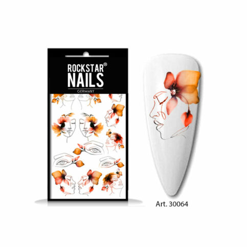 Nail Art Tattoo 30064