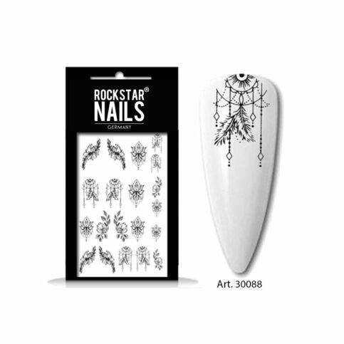 Nail Art Tattoo 30088
