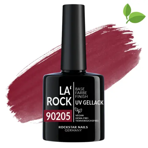 3in1 UV Nagellack - Hema frei - kuss rot 7,5 ml 90205