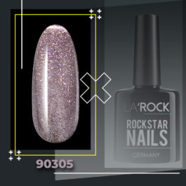 GELLACK glitter violett grau 7,5 ml 90305