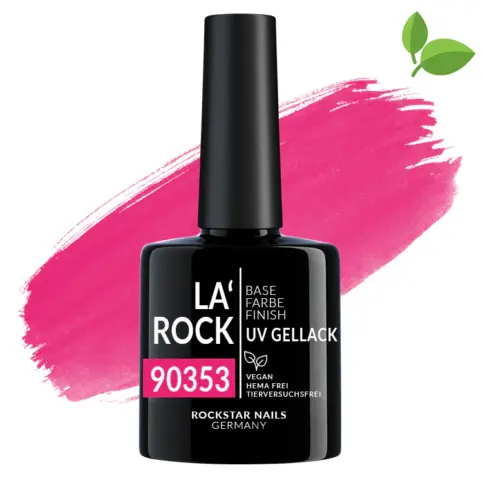 3in1 UV Nagellack - Hema frei - 90353 - neon koralle