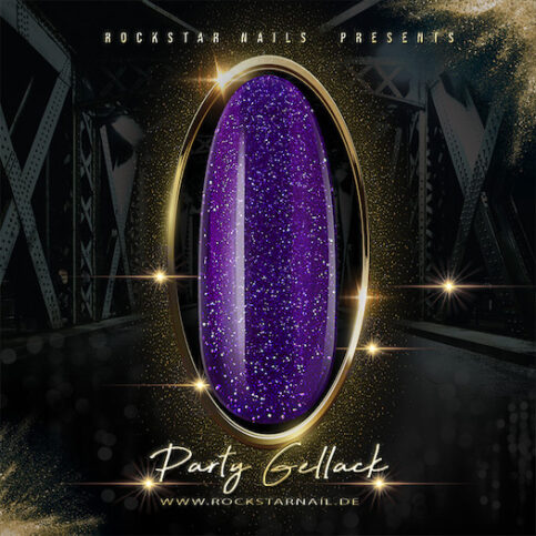 Party Gellack - mittleres lila 91108