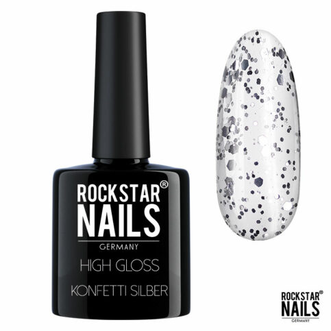Gloss - Konfetti silber 99017