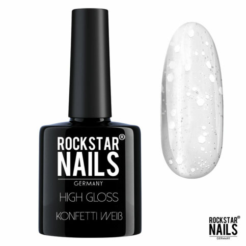 Gloss - Konfetti weiß 99018