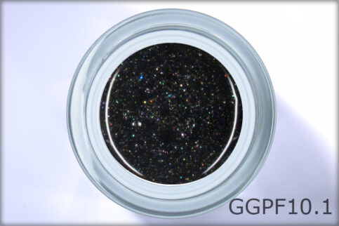 Gel LAC glitter black  #1