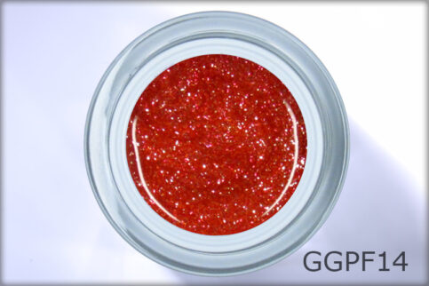 Gel LAC glitter red