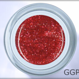 Gel LAC glitter autumn red