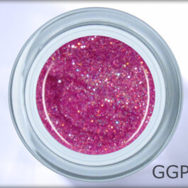 Gel LAC glitter multi rosa