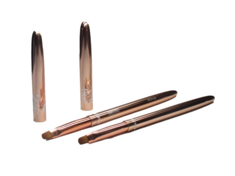 Strass Pinsel Rose Gold Gr.8 oval